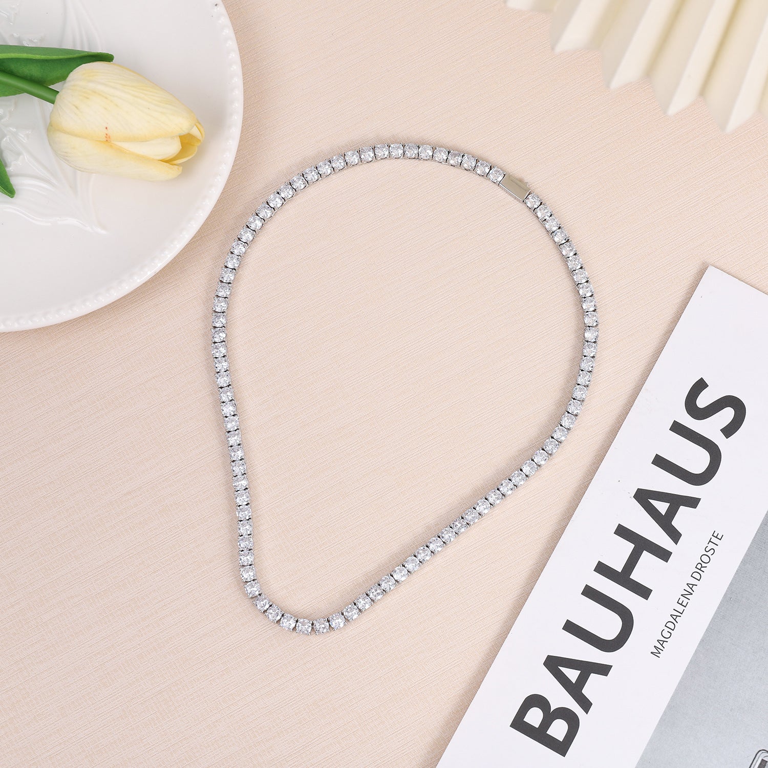 Wholesale Hip Hop Easy Clasp Claw Tennis Ball 3mm 4mm 5mm Zircon Single Row Bracelet